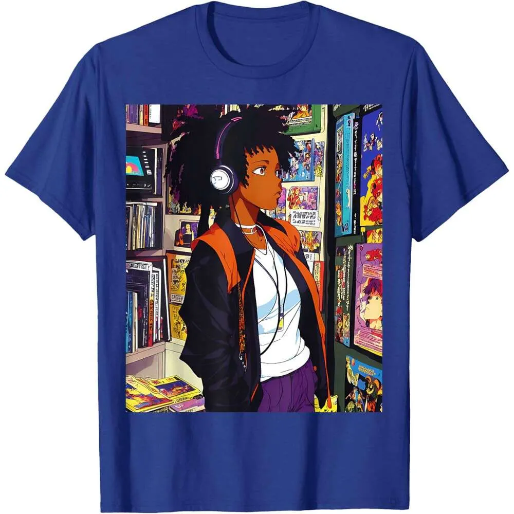 retro anime graphic tees
