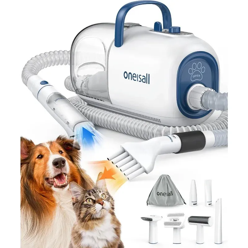 Dog Grooming Vacuum Attachments For Level Clothing Accessories Reference: Oneisall Dog Grooming Vacuum Dryer Hair Clipper Kit With 7