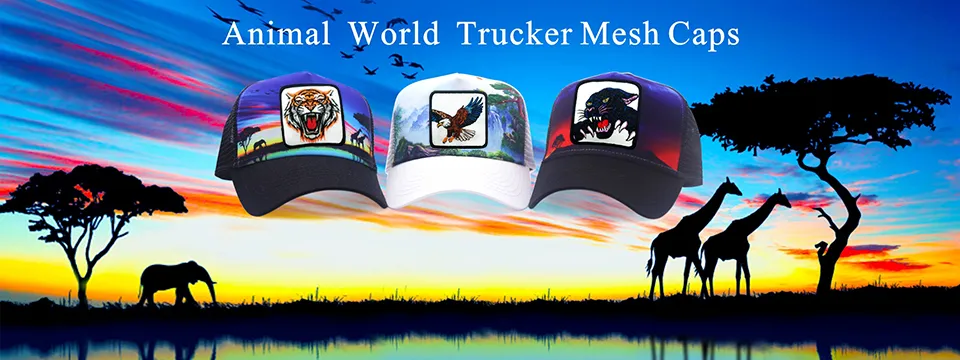 Tilgomedal Unisex Adjustable Snapback Hat with Farm Animal Tiger Lion ...
