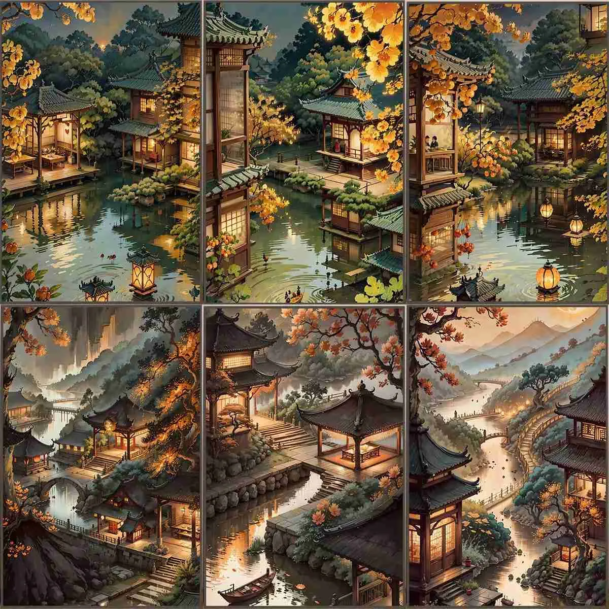 40X50Cm) Square Diamond Painting Full Drill 5D Diy Carré Diamant Peinture Fleur Fée Point De