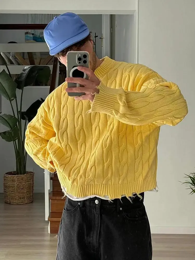 50‘s Half sleeve Sweatshirt Yellow 無地 Crewneck Sweatshirt Mustard Yellow 400 GSM Fleece – House Of