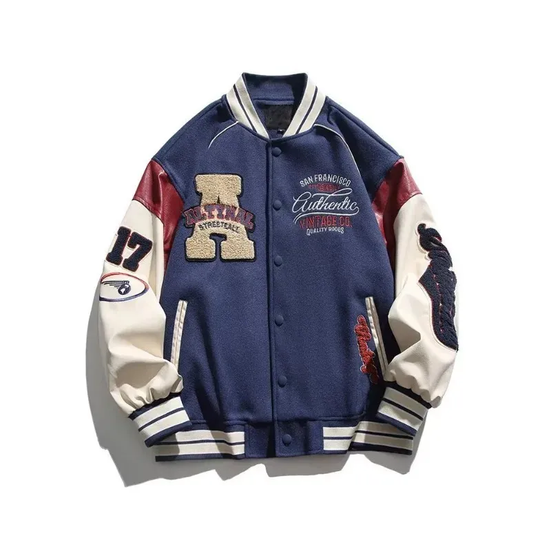 Harajuku Embroidered High Street jackets for baseball for