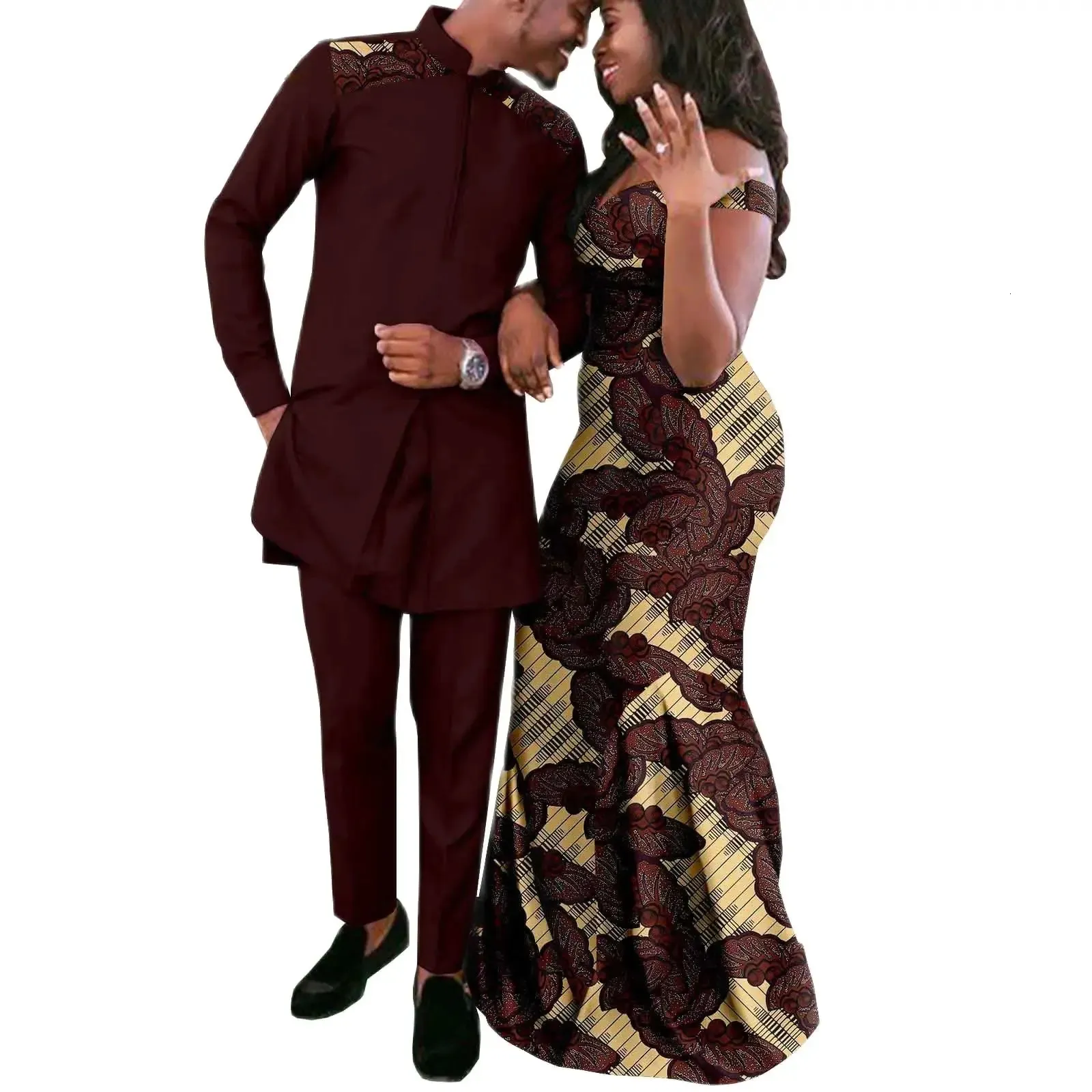 Ankara Styles For African Print Outfits For Couples Matching African
