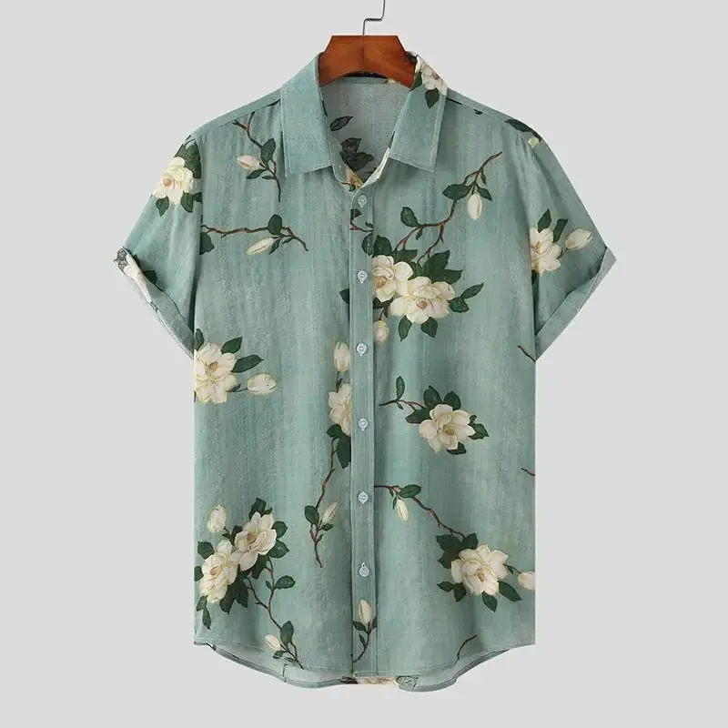 トップス SHEER FLOWER SHORT SLEEVE SHIRTS Amazon.com: WDIRARA Men's Floral Sheer Mesh See Through