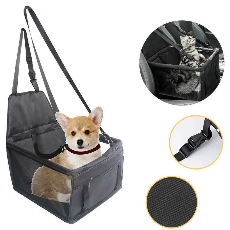 Dog Car Seat Cover Waterproof, Foldable, Portable Pet Car Seat - Main Image