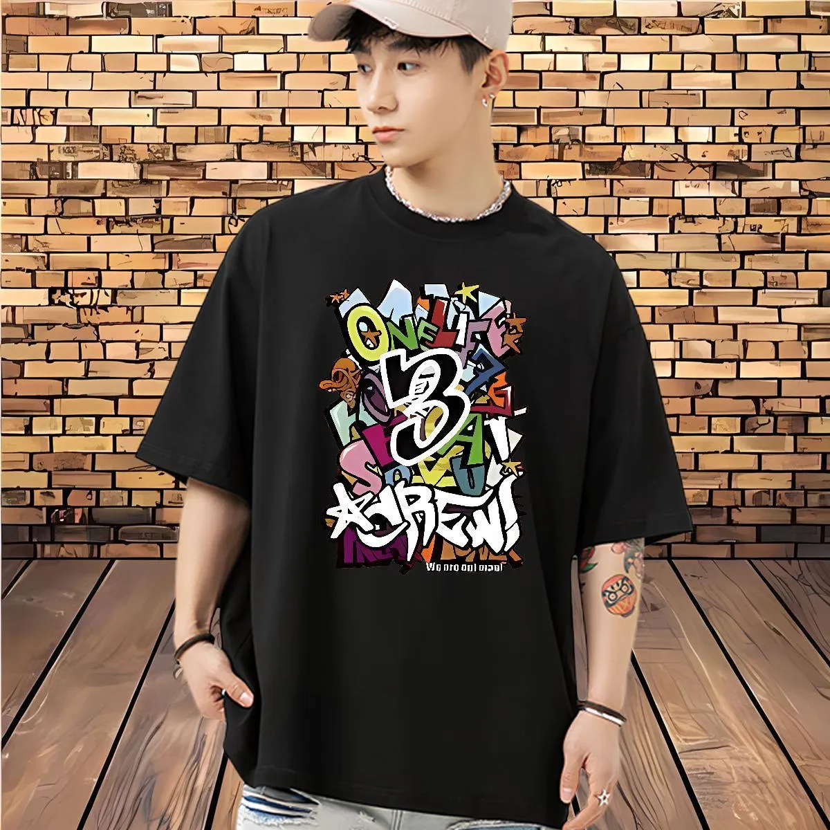 Camisetas De Algodón Informales Para Hombres: Ajuste Suelto