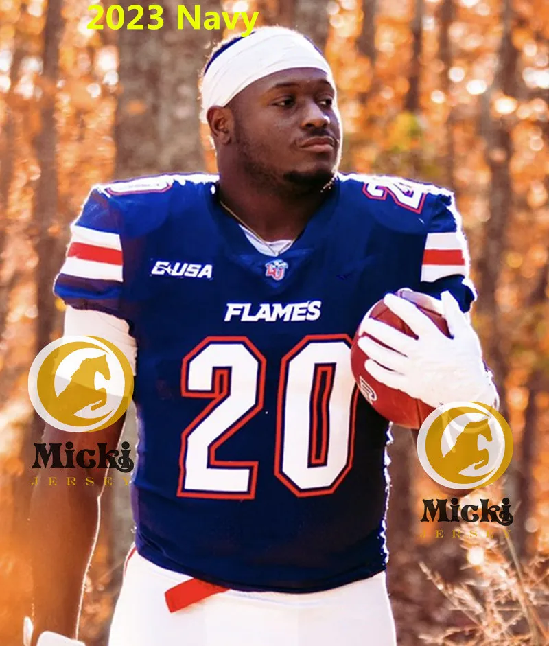 Liberty Football Jersey Stitched Demario Douglas, Eric Green