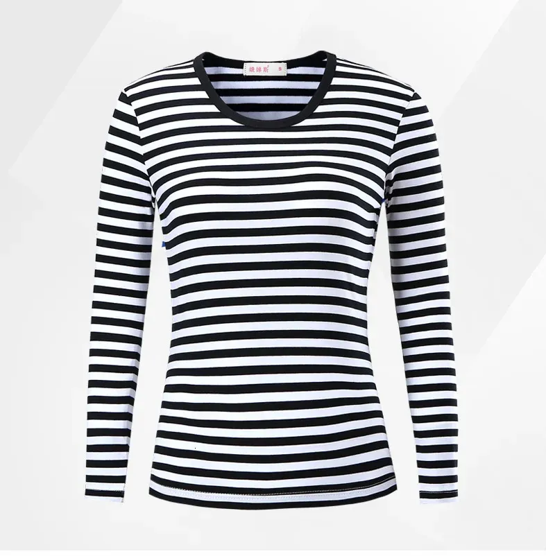 ★LUV IS TRUE★ IM STRIPE SLEEVE TEEWHITE Ultra-Thin Striped Cotton tight shirt for Women and Men