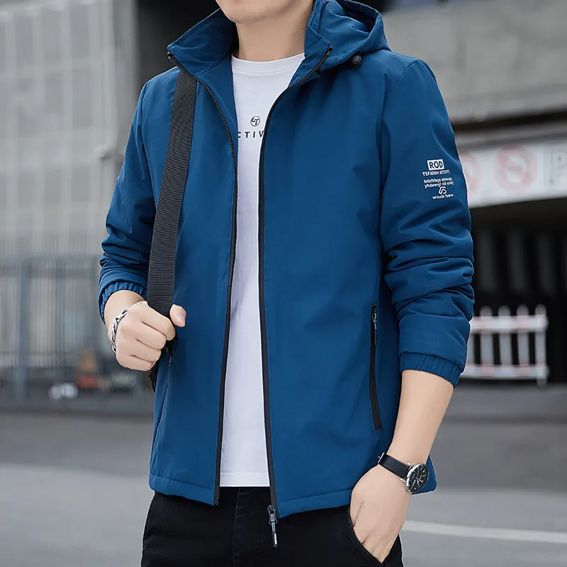 激安通販サイト 人気 Men for jacket work Hooded Trendy and Autumn/Winter - Youth Clothing