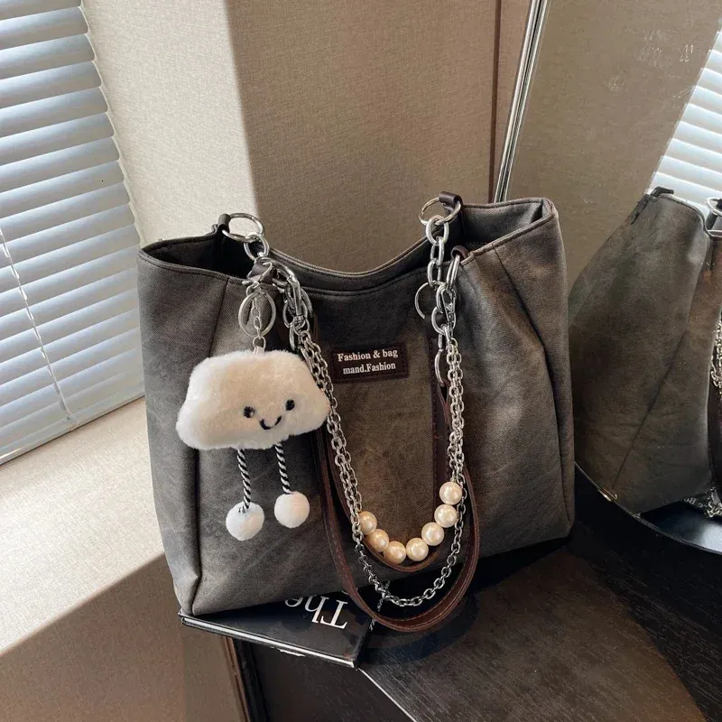 Large Capacity Double Zipper Tote Bag - Premium Womens