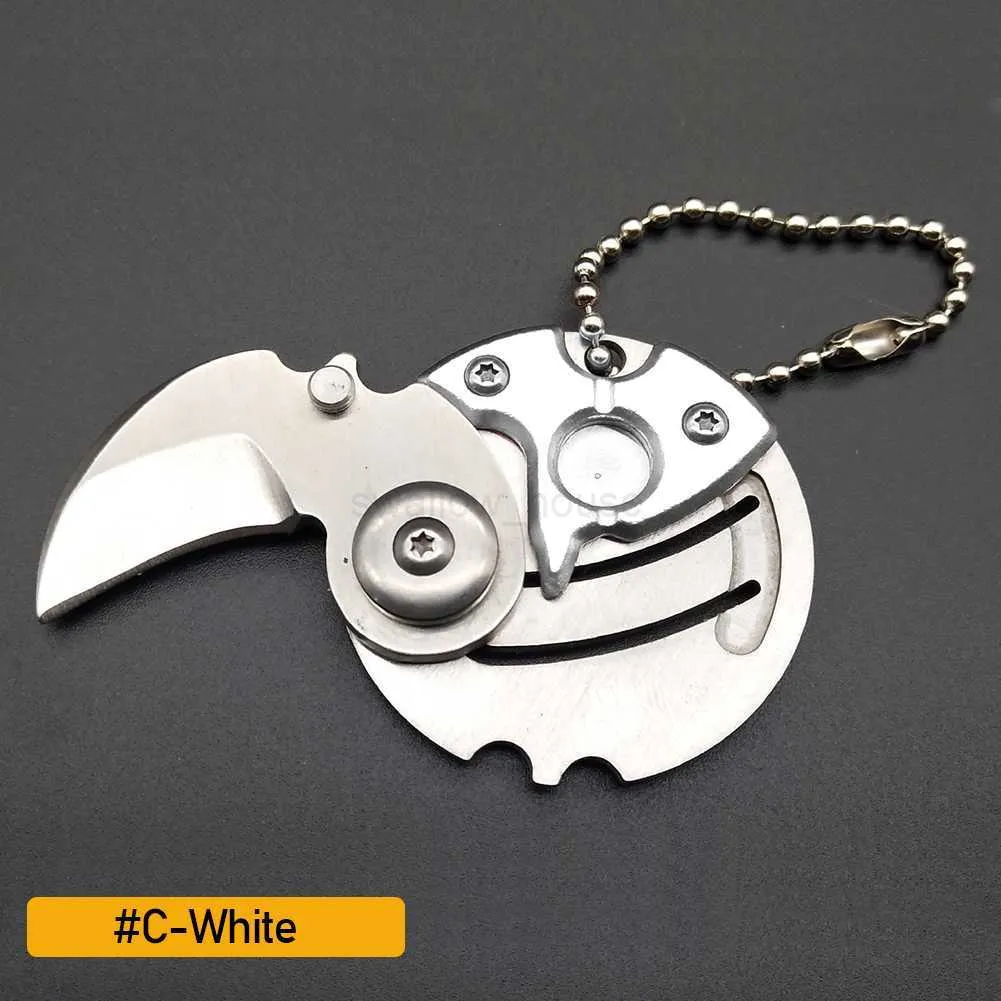 ☆ DHgate 육각 동전 커터 키 체인 : 접이식 드라이버, 병 오프너, 눈금자, 네일 클리퍼 6 In 1 야외 도구 | 오늘  ₩9,899 특가