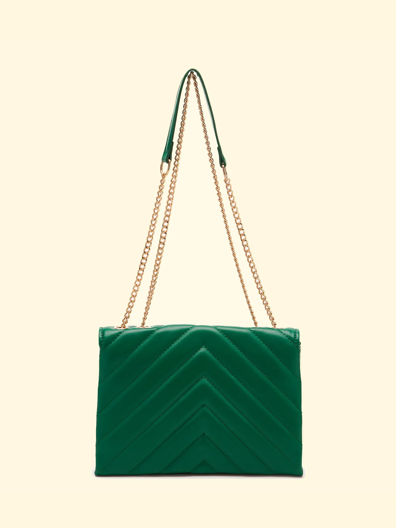 Stylish PU Leather Emerald Green Shoulder Bag With Large Capacity And Chain  Strap For Women From Ashoesfactory, $23.09 | DHgate.Com