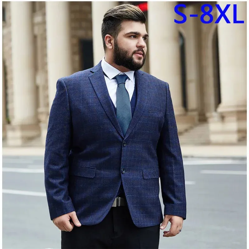 Plaid blazer plus size hot sale