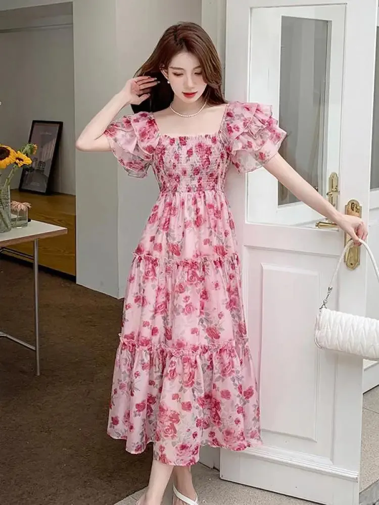 knee length dresses for ladies Butterfly Sleeve Midi Dress  Diva's Den Fashion, LLC