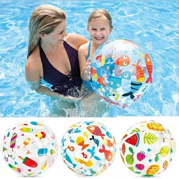 JEUX DE PISCINE NUOBESTY 3 Pcs Ballon De Plage Gonflable Coloré Piscine