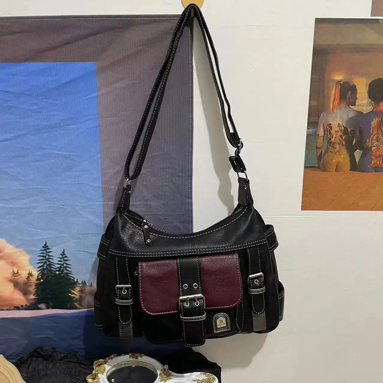 Vintage Y2K Grunge Crossbody sling bag women for Women
