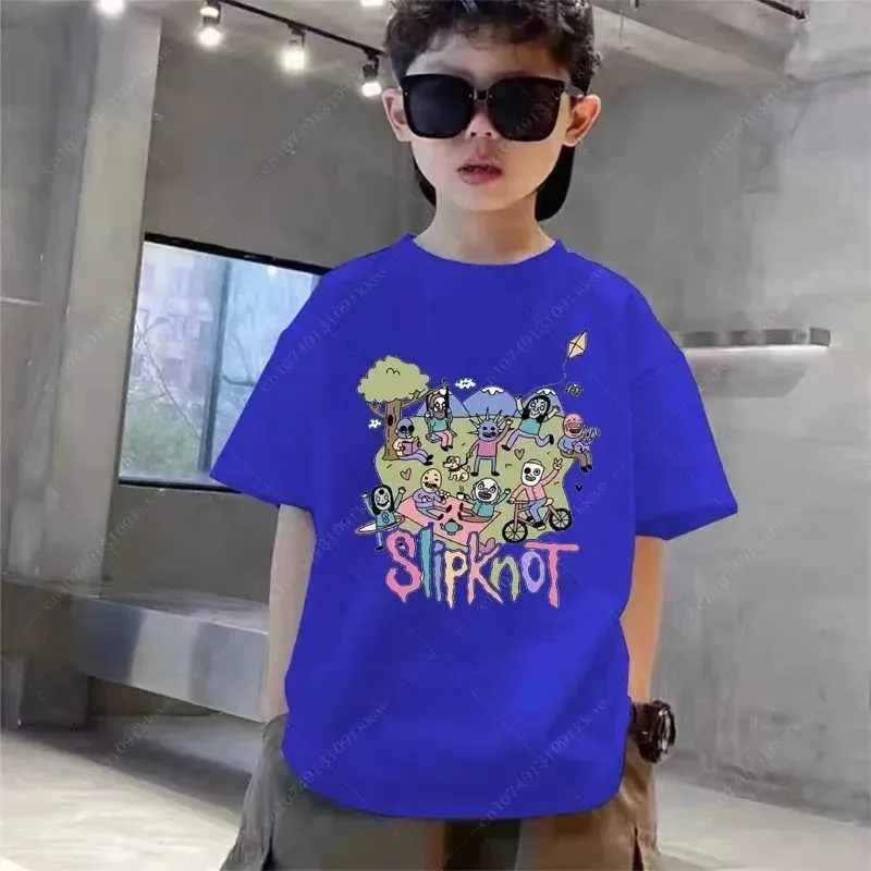 Y2K Graphic Shirt Short Sleeve Boys and Girls T-shirt Hip Hop Rock