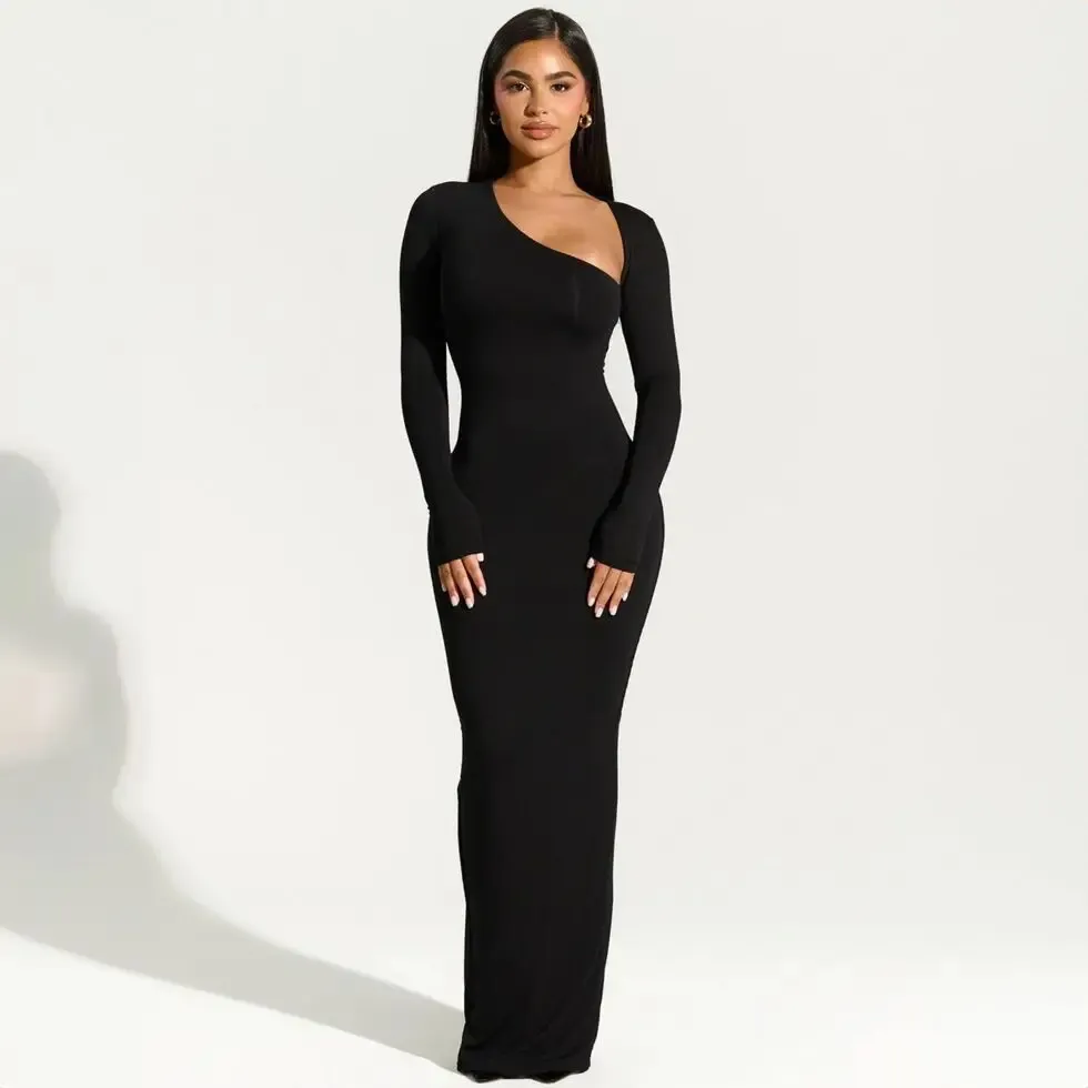 Black Asymmetrical Dress, Sexy Outfit For Evening Party | DHgate
