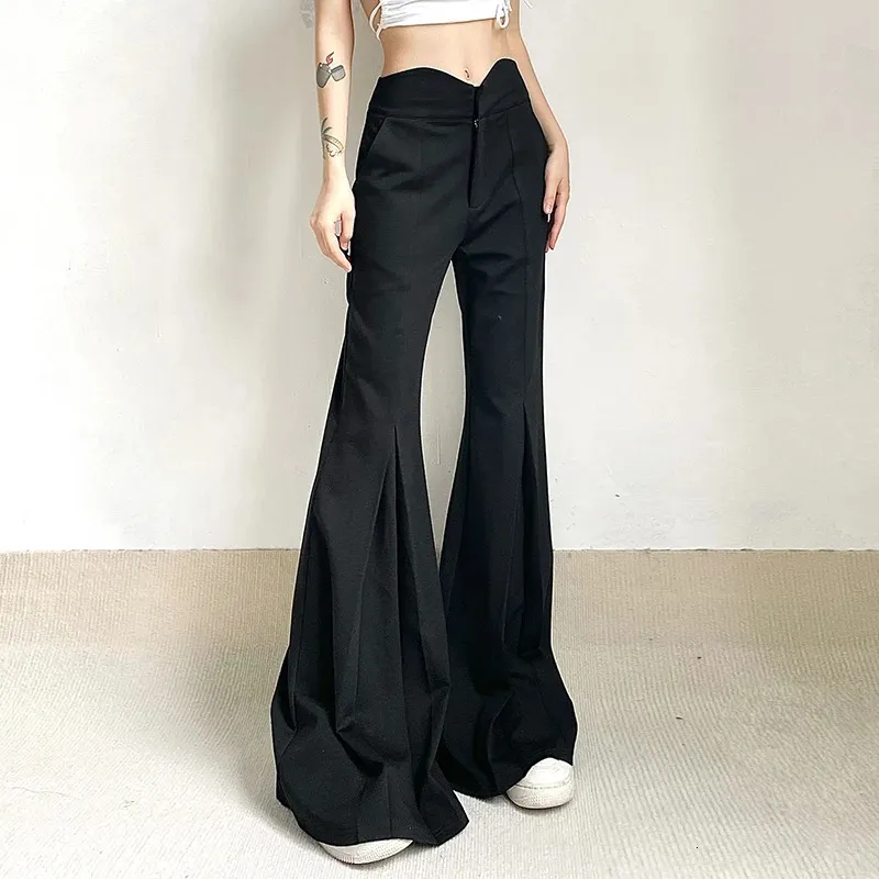 Black Grunge Fairy Y2K Low Waisted Pants High Waist Flare Leg Irregular Harajuku Streetwear For Women Autumn 240807 From Charm_clothes, $37.25 | DHgate.Com Black Grunge Fairy Y2K Low Waisted Pants High Waist Flare Leg Irregular Harajuku Streetwear For Women Autumn 240807 From Charm_clothes, $37.25 | DHgate.Com
