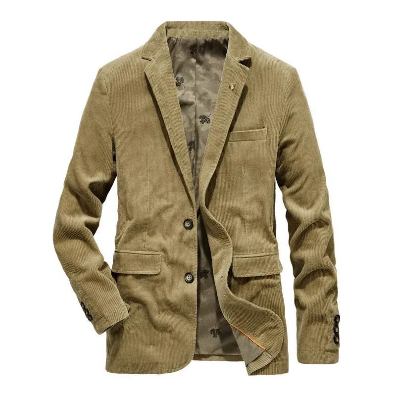 Slim Fit Corduroy Blazer: Fashion Mens Jackets for a Modern Look