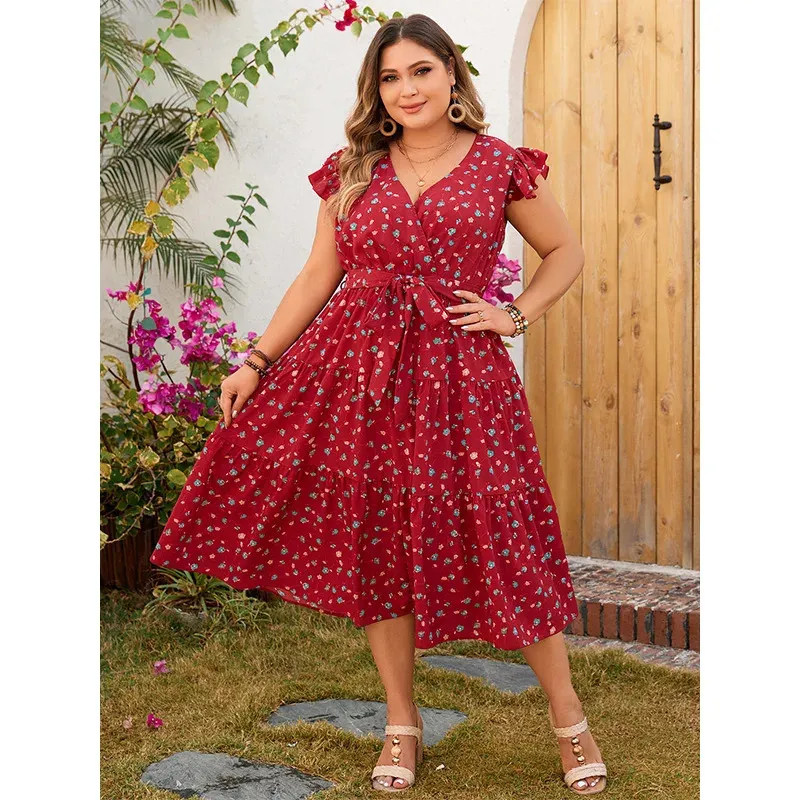 sachin and babi light blue dress Plus Size Women's Red Dresses main image 0