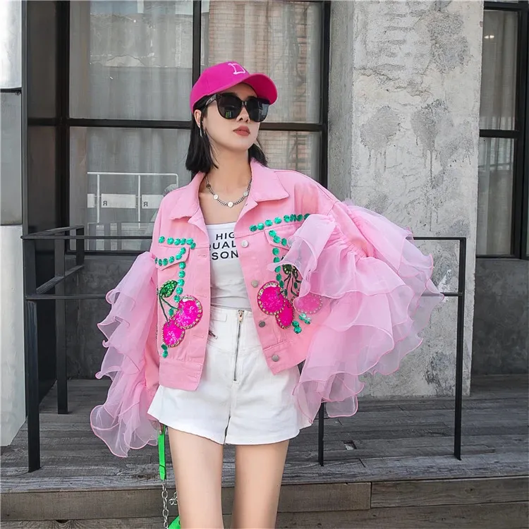 Mesh jean jacket 2025