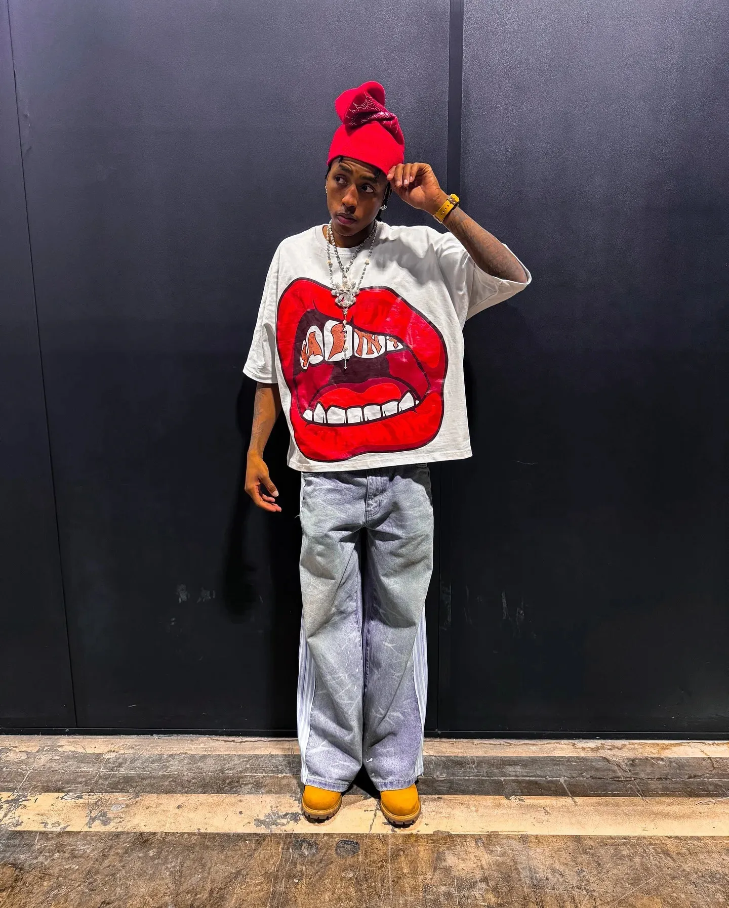 Oversized Cotton Y2K Streetwear T-Shirt: Retro Harajuku Graphic