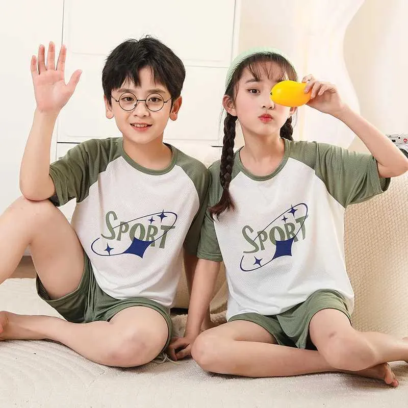 Rib Short Sleeve Summer PJ Set | Cotton Baby & Toddler PJs | Cosy