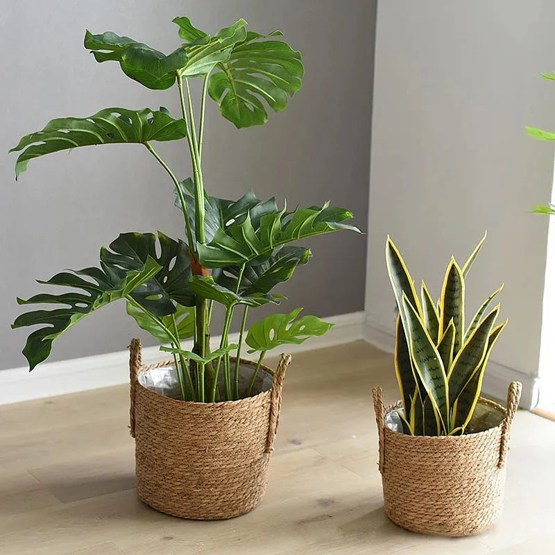 Nordic Extra Large Straw Flower Pot Handwoven... From Bethang668, $9.99 |  DHgate.Com