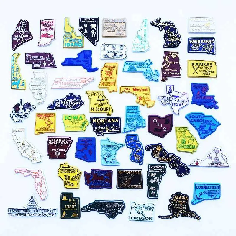 USA Travelling bar magnets - Stickers for Home Decor...