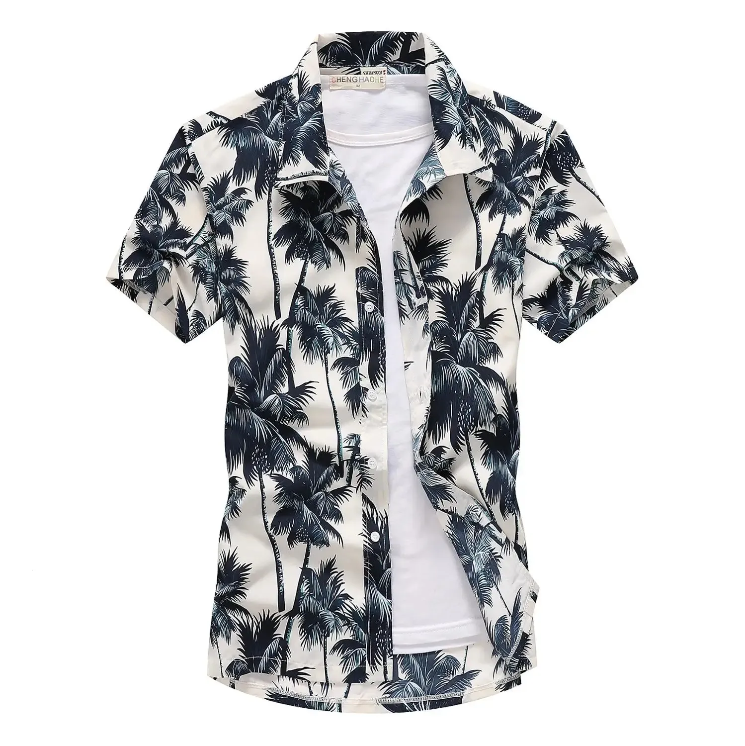 Camisa Hawaiana Para Hombres: Manga Corta, Seco Rápido, Estampado