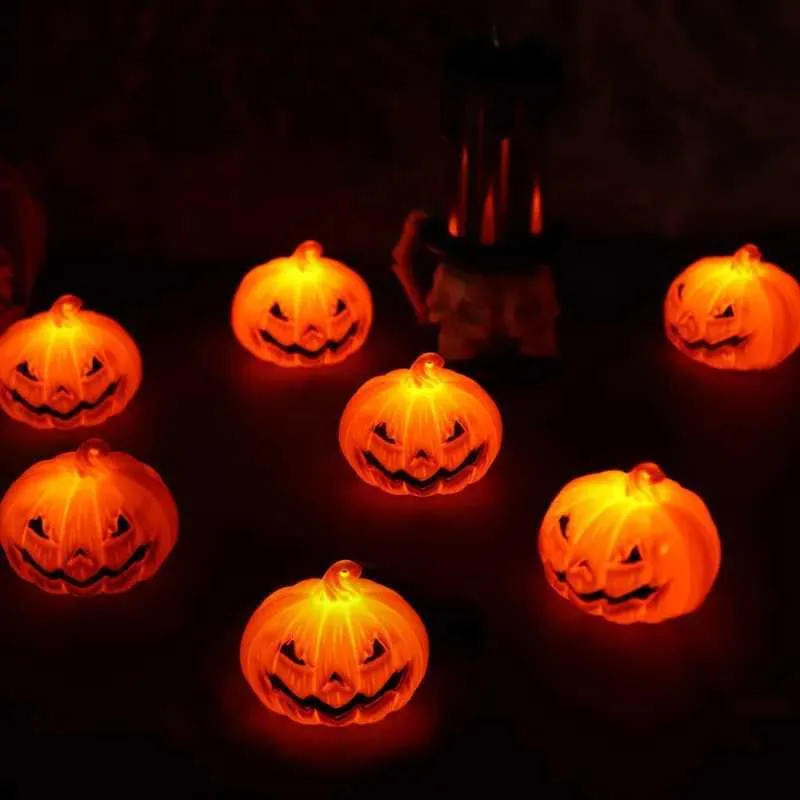 2-Pack LED Jack O Lantern Pumpkin Lights - Halloween Party Decorations ...