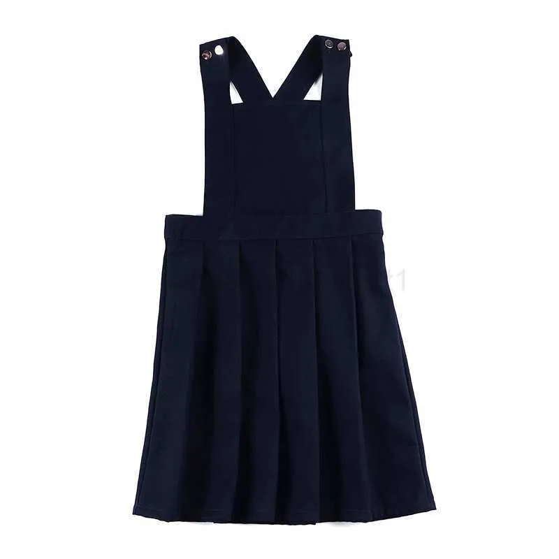 Girls' pleated A-line school uniform dress with square collar for toddlers  5T-9T navy spring summer autumn winter from Dhgate Girl's Dresses - price  24.27