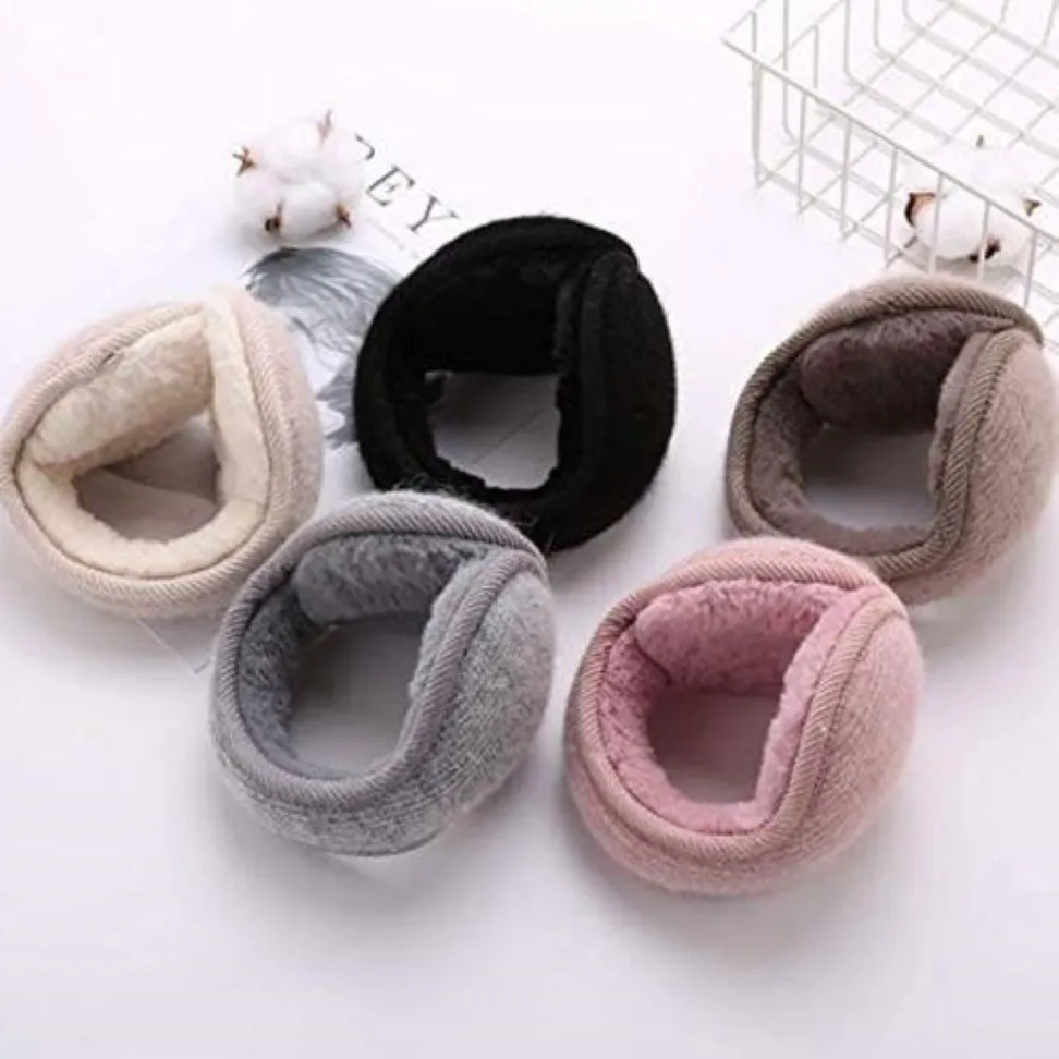 Winter Ear Warmers - Bandless Fleece Earmuffs for Men & Women, Outdoor ...