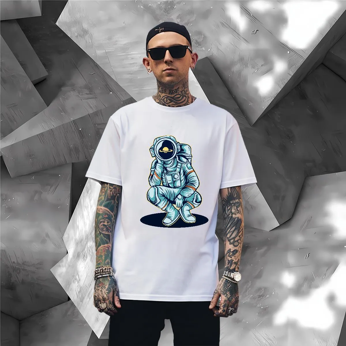 Oversized Cotton Tee: Breathable 230g Summer Top, 4XL Available! Shop Now  for Comfort & Style from Dhgate Mens T-Shirts - price 19.08