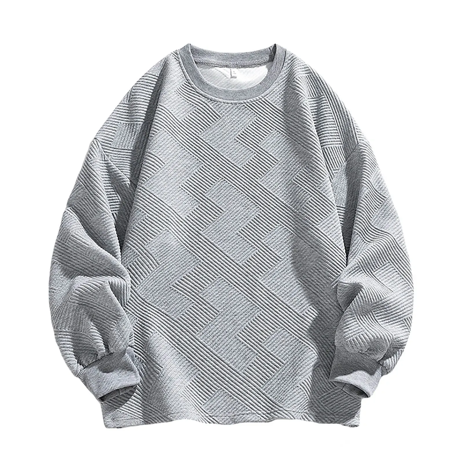 Mens Blank Hoodies O Neck Pullover Sweatshirt: Casual Cotton