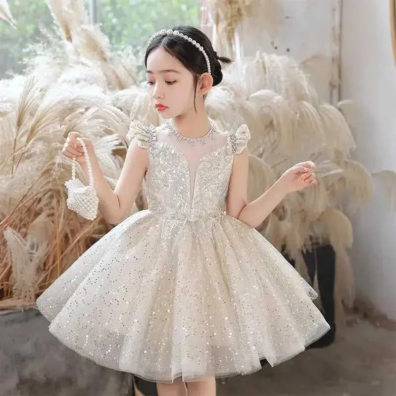 white christmas dresses Short Ruffled Champagne Homecoming Dress with Corset Champagne / XLarge