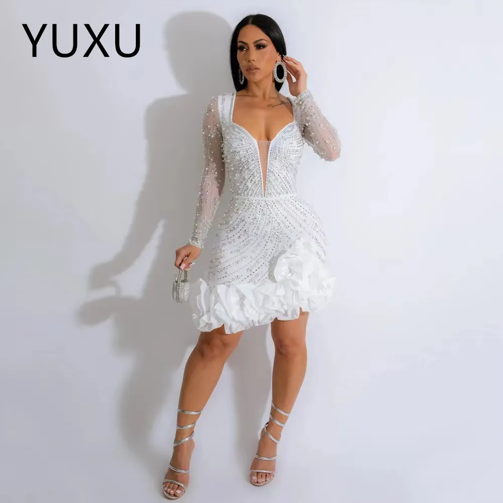 Sexy Lace Cutaway Collar Slim Bodycon Dress Sexy Lace Cutaway Collar Slim Bodycon Dress