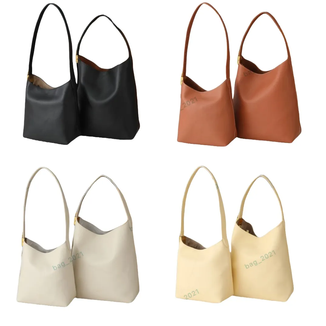 The Bridge borsa hobo da donna in vera pelle con logo stampato a fuoco sul davanti nera