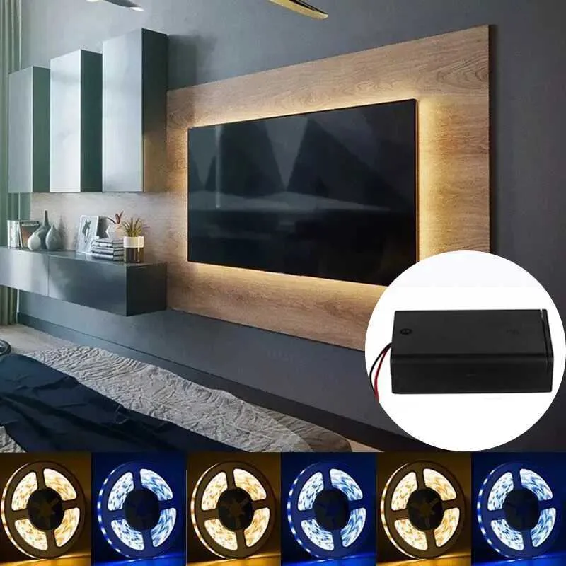 5 Volts USB Led Strip Lights SMD2835 120 LEDs/M 20-22lm Warm White Cabinet LED Lights, Battery Powered TV Backlight Strip