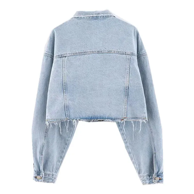 新品未使用OVER SIZE DENIM JACKET WITH CULOTTE Metallic Oversized Denim Jacket – FWN-LA