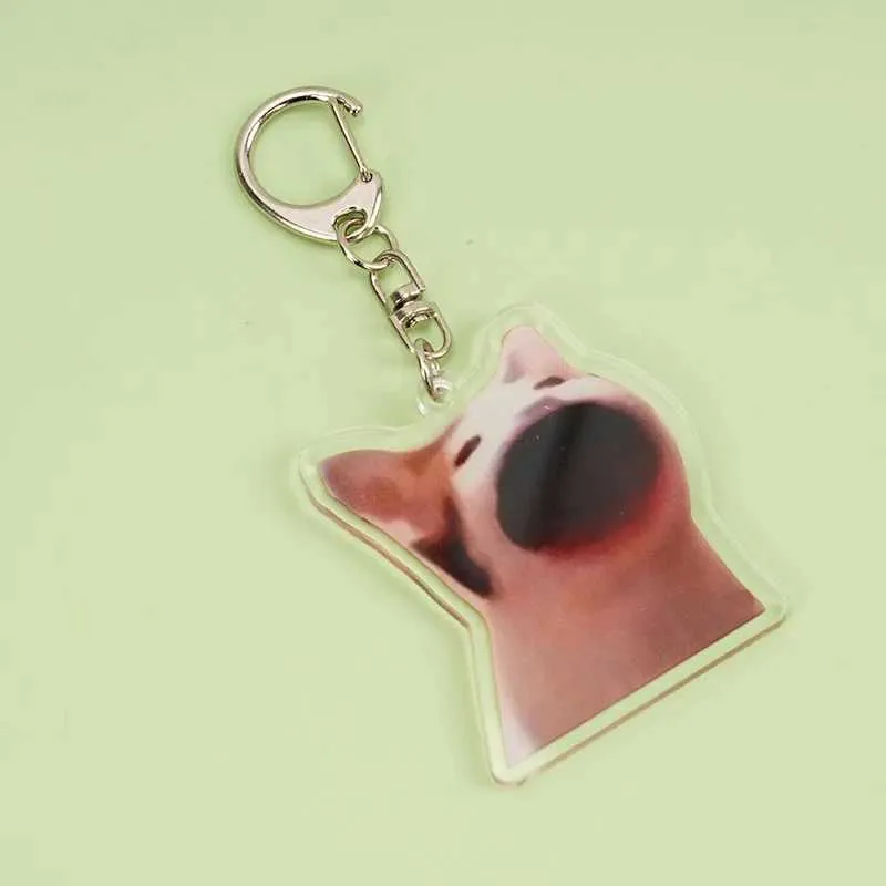Porte-clés Couple En Forme De Chat Cœur – 2 Pièces, Métal Brillant, Cadeau Romantique Pour Anniversaire Ou Saint-Valentin - 10