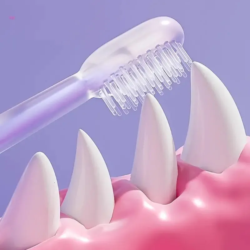 Dog Finger Toothbrushes 2-Pack Double-Sided Pet Toothbrushes