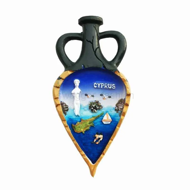 Cyprus Koelkast Magneet Reizen Souvenir Koelkast Decoratie 3D