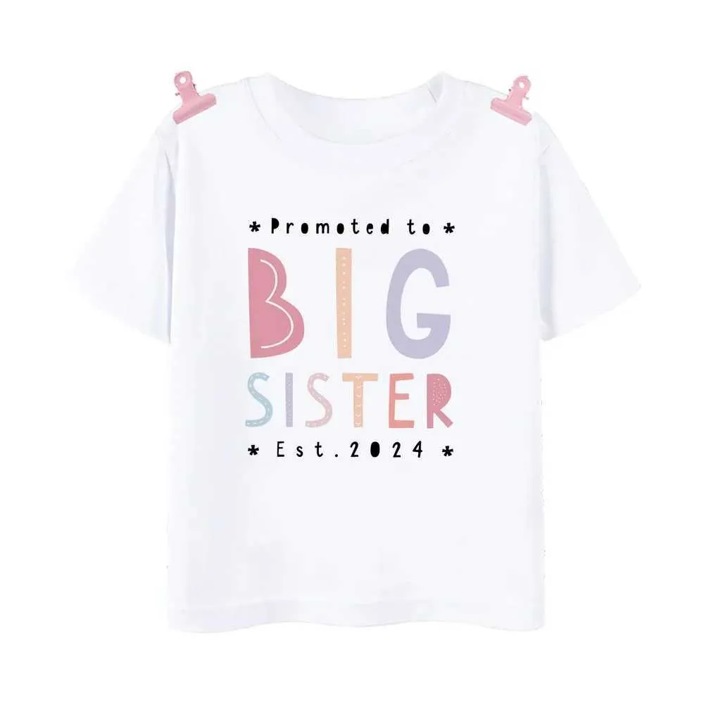 Big Sister Knit Sweater Embrodered Bg Sster Sweatshrt Baby