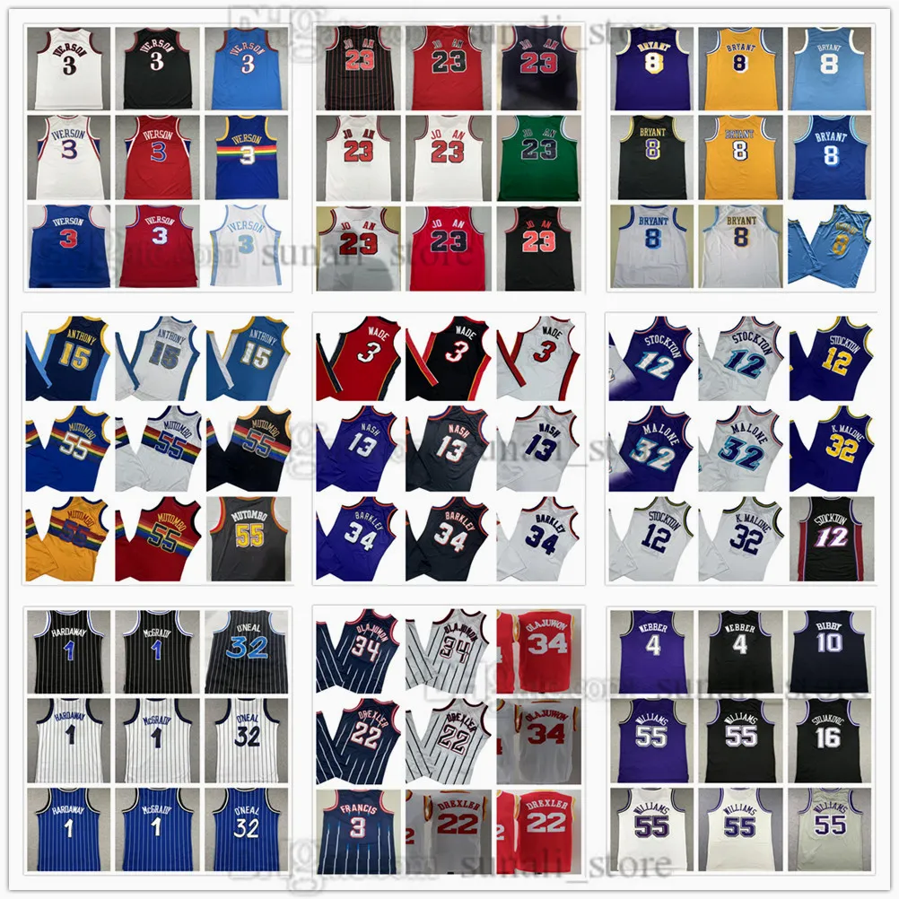 Save Big on Bulk Jersey Allen Iverson Allen Iverson Jersey, Men, Women,  Youth Kids 2024 Season Blue, White, Red, Navy Best Deals on DHgate