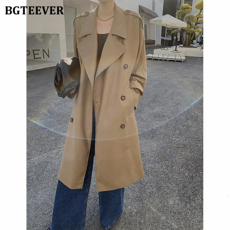 ジャケット・アウター 24ss markaware HUGE DOUBLE TRENCH COAT Premium Mens Long Trench Coat - Double Breasted Techwear