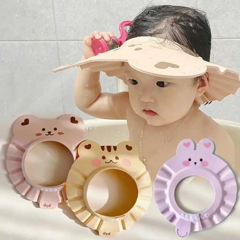 Visière Lavage Cheveux Bébé - Protège Yeux Et Oreilles, Douce, Facile à Utiliser Et Nettoyer