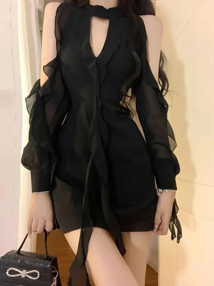 Korean Clothing Womens: Chic Black Mini Dress Sexy... From Zorastore, $16.86 In Bulk | DHgate.Com Korean Clothing Womens: Chic Black Mini Dress Sexy... From Zorastore, $16.86 In Bulk | DHgate.Com