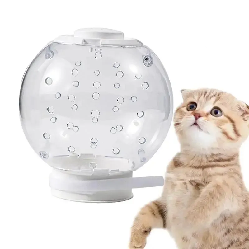 Cat Muzzle Breathable Plastic Space Hood Anti Lick Grooming Mask Anti Bite for Bathing 2024 Safety Design